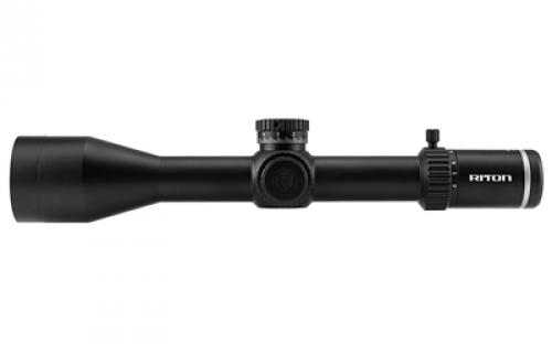 Riton Optics 5 Series Conquer, Rifle Scope, 4-28X56mm, 34mm Main Tube, MOR Illuminated Reticle, First Focal Plane, Black 5C428AFI23