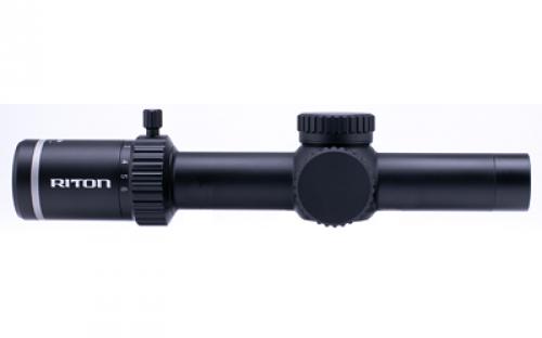 Riton Optics 5 Series Tactix, Rifle Scope, 1-10X24mm, 3 OT Illuminated Reticle, First Focal Plane, Black 5T110LFI23