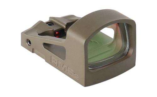 Shield Sights RMS2, Glass Edition, Red Dot Sight, Non Magnified, Fits RMS Footprint , 4 MOA, Olive Drab Green RMS2-4MOA-GLASS-ODG