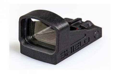 Shield Sights SHIELD Mini Sight, Compact, Glass Edition, Red Dot Sight, Non Magnified, Fits SMSc Footprint, 8MOA Dot, Black SMSC-8MOA-GLASS