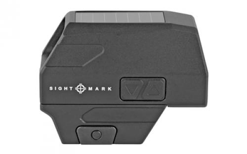 Sightmark Volta, Red Dot, 1X28, Red Dot, 2 MOA, Solar, AAA Battery Backup, Matte Finish, Black Color, Includes Low and Absolute Co-witness Picatinny Mounts SM26030
