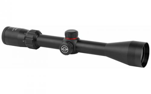 Simmons 8-Point Rifle Scope, 3-9X40, 1", TruPlex Reticle, 0.25 in @ 100 yd, Matte 510513