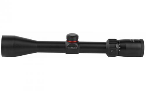 Simmons 8-Point Rifle Scope, 3-9X40, 1", TruPlex Reticle, 0.25 in @ 100 yd, Matte 510513