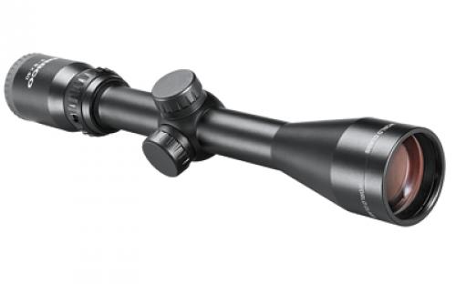 Tasco World Class, Rifle Scope, 3-9X40MM, Duplex Reticle, Second Focal Plane, 1" Main Tube, Matte Finish, Black, Includes Weaver Style Optic Rings TWC3940