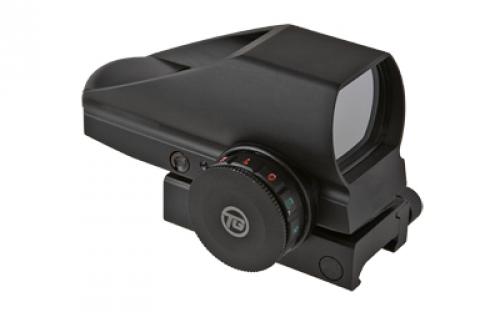 Truglo TRU-BRITE Dual Color Single Reticle, Red/Green Dot, 1X, Black, 5 MOA, Anti-Reflection Coating on Target Side, Parallax Free from 30 Yards, CR2032 Battery Included TG-TG8385B