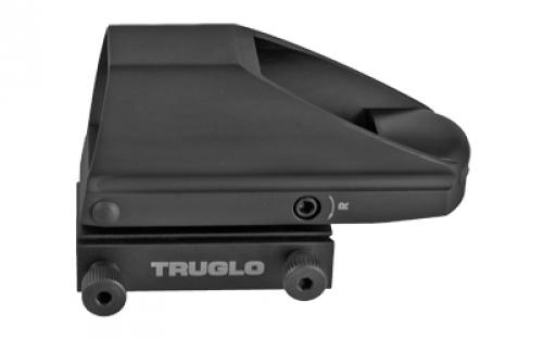 Truglo TRU-BRITE Dual Color Single Reticle, Red/Green Dot, 1X, Black, 5 MOA, Anti-Reflection Coating on Target Side, Parallax Free from 30 Yards, CR2032 Battery Included TG-TG8385B