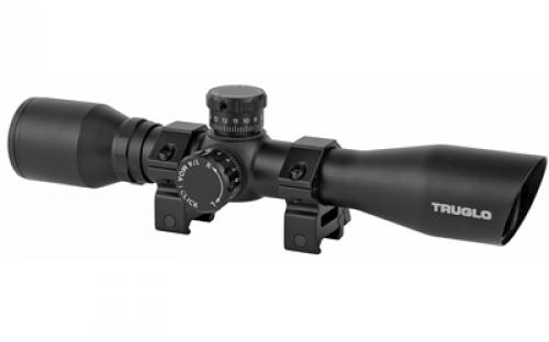 Truglo Tactical Xtreme Rifle Scope, 4X32, 1", Mil-Dot Reticle, Includes Rings, Matte Finish TG-TG8504BT