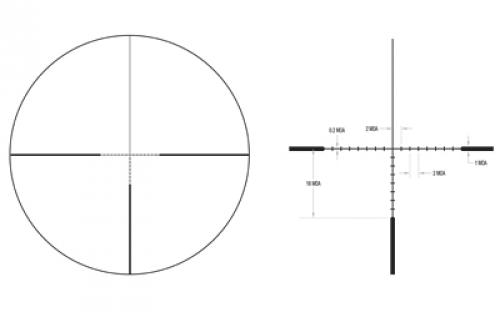 Trijicon "Ascent, Riflescope, 3-12x40mm, Second Focal Plane, BDC with Target Holds Reticle, 30mm Tube, Matte Black Finish AT1240-C-2800002