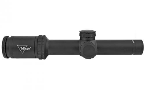 Trijicon Ascent 1-4x24mm Riflescope BDC Target Holds, 30mm Tube, Matte Black, Capped Adjusters AT424-C-2800001