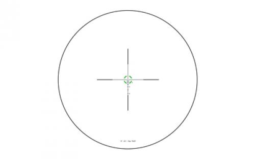 Trijicon Credo 1-4x24mm Second Focal Plane Riflescope with Green BDC Segmented Circle .223 / 55gr, 30mm Tube, Matte Black, Low Capped Adjusters CR424-C-2900014