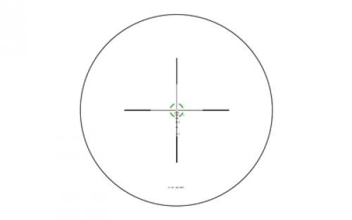 Trijicon Credo 1-6x24mm Second Focal Plane Riflescope with Green BDC Segmented Circle .223 / 55gr, 30mm Tube, Matte Black, Low Capped Adjusters CR624-C-2900016