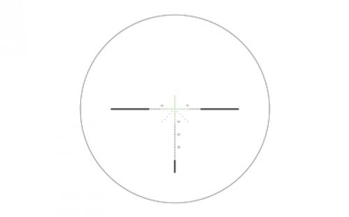 Trijicon Credo 3-9x40mm Second Focal Plane Riflescope with Green MOA Precision Hunter, 1 in. Tube, Matte Black, Low Capped Adjusters CR940-C-2900040