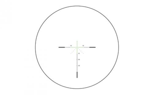 Trijicon Credo HX 2.5-10x56mm Second Focal Plane Riflescope with Green MOA Precision Hunter, 30mm Tube, Satin Black, Exposed Elevation Adjuster with Return to Zero Feature CRHX1056-C-2900028