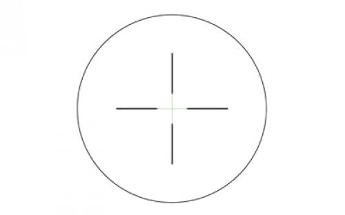 Trijicon Credo HX 2.5-10x56mm Second Focal Plane Riflescope with Green Standard Duplex, 30mm Tube, Satin Black, Low Capped Adjusters CRHX1056-C-2900030