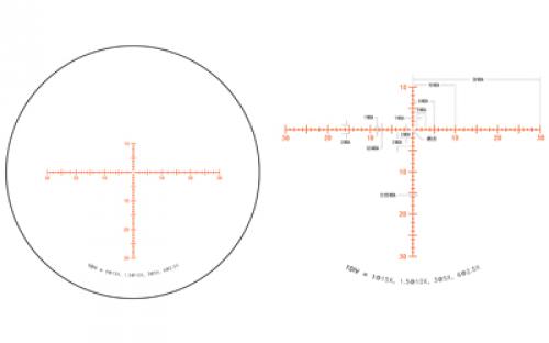 Trijicon Credo, Rifle Scope, 2.5-15X, 42, Red MOA Center Dot Reticle, Black, 30mm CRHX1542-C-2900033