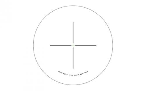 Trijicon Credo HX 4-16x50mm Second Focal Plane Riflescope with Green Standard Duplex, 30mm Tube, Satin Black, Low Capped Adjusters CRHX1650-C-2900006