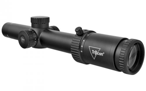 Trijicon Credo HX 1-6x24mm First Focal Plane Riflescope with Green MOA Segmented Circle, 30mm Tube, Satin Black, Low Capped Adjusters CRHX624-C-2900022