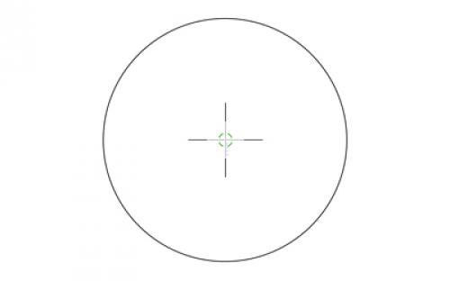 Trijicon Credo HX 1-6x24mm First Focal Plane Riflescope with Green MOA Segmented Circle, 30mm Tube, Satin Black, Low Capped Adjusters CRHX624-C-2900022