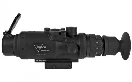 Trijicon Electro Optics IR Hunter-24-2, Type 2, Thermal Weapon Sight, 1.2X Optical Magnification, 1-8X Digital Zoom, 1.2-9.6X Combined Magnification, 24mm Objective Lens, Simple/Complex/Ballistic Reticles (MRAD Crosshair, MOA Crosshair, .223 BDC, .308 BDC, 300BLK BDC), 640X480 Sensor Resolution, 27mm Eye Relief, 30Hz/60Hz Frame Rate, Black, Hard Case Included HUNTER-24-2
