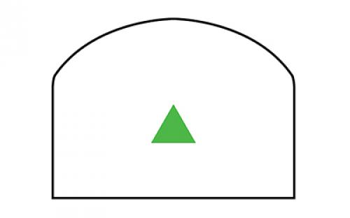 Trijicon RMR, Red Dot, Black, 12.9MOA, Green Triangle RM08G