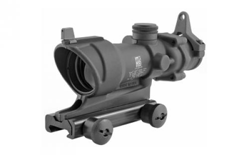 Trijicon ACOG Rifle Scope, 4X32, .308 Amber Center Illumination for M4A1, Flat Top Adapter, Backup Iron Sights and Dust Cover TA01NSN-308