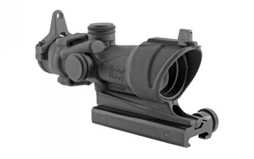 Trijicon ACOG Rifle Scope, 4X32, .308 Amber Center Illumination for M4A1, Flat Top Adapter, Backup Iron Sights and Dust Cover TA01NSN-308