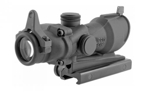 Trijicon ACOG Rifle Scope, 4X32, .308 Amber Center Illumination for M4A1, Flat Top Adapter, Backup Iron Sights and Dust Cover TA01NSN-308