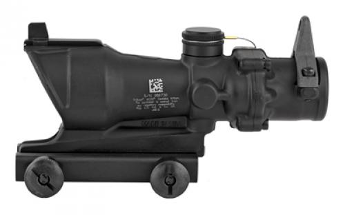 Trijicon ACOG Rifle Scope, 4X32, Amber Center Illumination for M4A1, Flat Top Adapter, Backup Iron Sights and Dust Cover TA01NSN