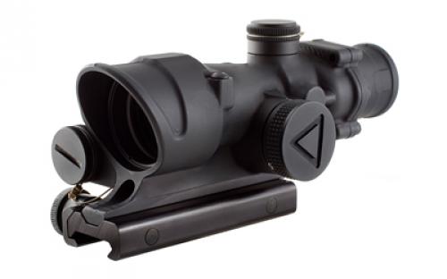Trijicon ACOG Rifle Scope, 4X32 LED, Red Crosshair .223 Ballistic Reticle, Includes TA51 Flat Top Adapter, Matte Finish TA02