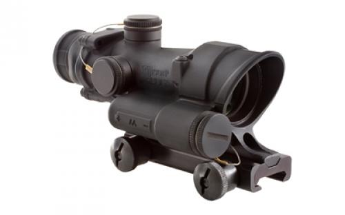 Trijicon ACOG Rifle Scope, 4X32 LED, Red Crosshair .223 Ballistic Reticle, Includes TA51 Flat Top Adapter, Matte Finish TA02