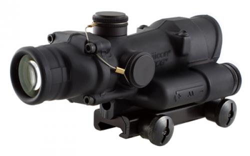 Trijicon ACOG Rifle Scope, 4X32 LED, Red Crosshair .223 Ballistic Reticle, Includes TA51 Flat Top Adapter, Matte Finish TA02