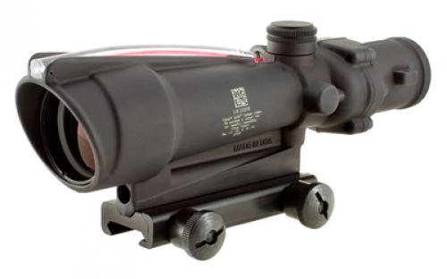 Trijicon ACOG Rifle Scope, 3.5X35, Red Chevron Reticle .308, Includes Flattop Mount, Matte Finish TA11E