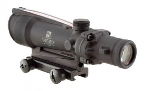 Trijicon ACOG Rifle Scope, 3.5X35, Red Chevron Reticle .308, Includes Flattop Mount, Matte Finish TA11E