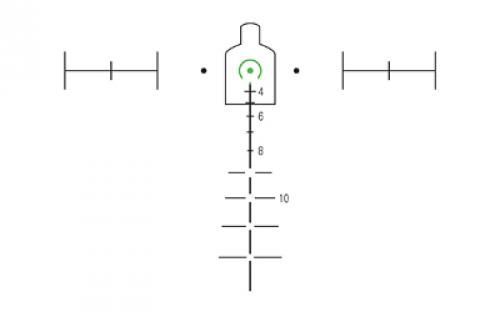 Trijicon ACOG Rifle Scope, 3.5X 35, Green Horseshoe .308 Reticle With TA51 Mount, Matte Finish TA11H-308G