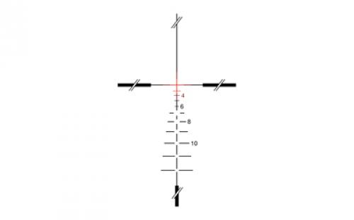Trijicon ACOG Rifle Scope, 3.5X 35, Red Crosshair .308 Reticle, Dual Illuminated, w/TA51 Mount, Matte TA11J-308