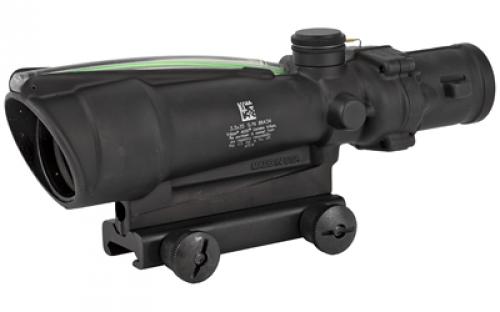 Trijicon ACOG Rifle Scope, 3X 35, Green Crosshair .223 Reticle, Dual Illuminated, w/TA51 Mount, Matte TA11J-G
