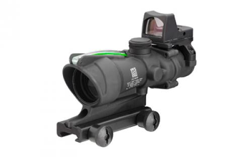 Trijicon ACOG, 4X32mm, Dual Illuminated Green Chevron .223 Reticle, TA51 Mount, 3.25 MOA RMR Type 2, Matte Black Finish TA31-D-100548