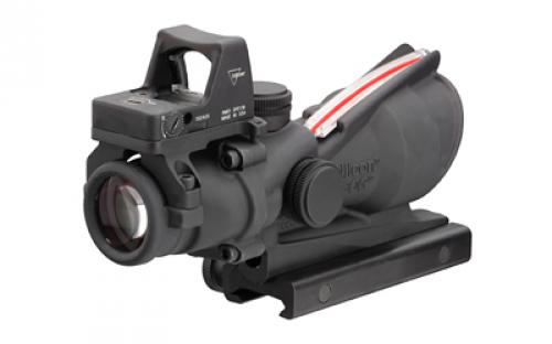 Trijicon ACOG Scope, Dual Illuminated Red Chevron .223 Reticle, With Colt Knob Thumbscrew Mount, LED 3.25 MOA Red Dot RMR Type 2 TA31-D-100549