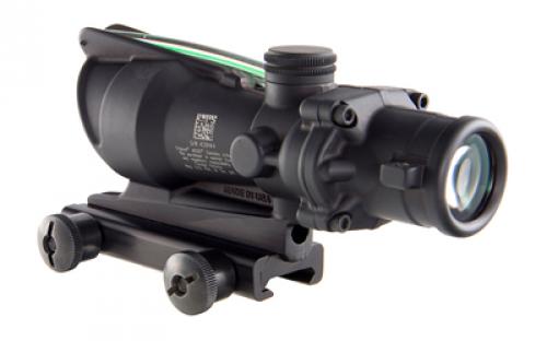 Trijicon ACOG, 4x32, Green Dual Illuminated, .223 Chevron Reticle, With TA51 Mount TA31F-G
