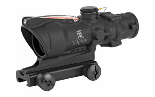 Trijicon ACOG Rifle Scope, 4X32, Red Horseshoe .223 Illuminated Reticle, Includes TA51 Mount, Matte Finish TA31H