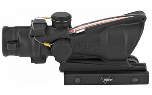 Trijicon ACOG Rifle Scope, 4X32, Red Horseshoe .223 Illuminated Reticle, Includes TA51 Mount, Matte Finish TA31H