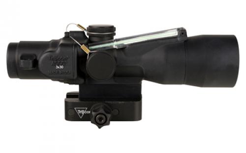 Trijicon ACOG, 3X30mm, Dual Illuminated Green Chevron .233/62 Grain, Includes Q-LOC Mount, Matte Finish, Black TA33-C-400371