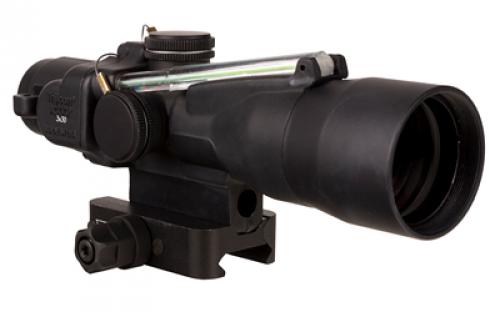 Trijicon ACOG, 3X30mm, Dual Illuminated Green Horseshoe/Dot .233/62 Grain, Includes Q-LOC Mount, Matte Finish, Black TA33-C-400373