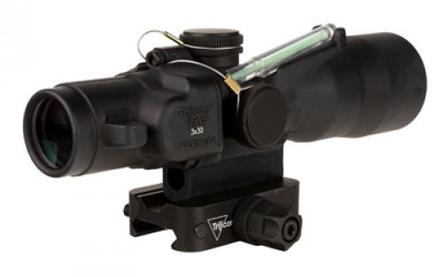 Trijicon ACOG, 3X30mm, Dual Illuminated Green Horseshoe/Dot .233/62 Grain, Includes Q-LOC Mount, Matte Finish, Black TA33-C-400373