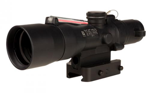 Trijicon ACOG, 3X30mm, Dual Illuminated Red Chevron .233/62 Grain, Includes Q-LOC Mount, Matte Finish, Black TA33-C-400378