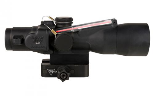 Trijicon ACOG, 3X30mm, Dual Illuminated Red Horseshoe/Dot .233/62 Grain, Includes Q-LOC Mount, Matte Finish, Black TA33-C-400380