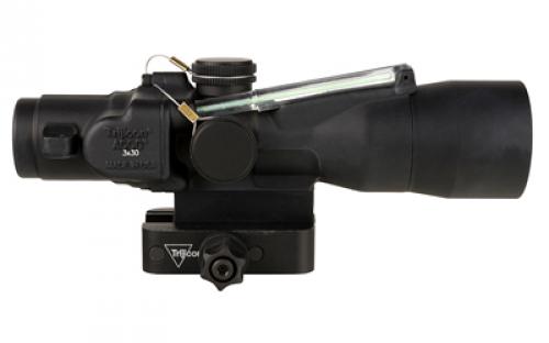 Trijicon ACOG, 3X30mm, Dual Illuminated Green Crosshair .300BLK/220 Grain, Includes Q-LOC Mount, Matte Finish, Black TA33-C-400382