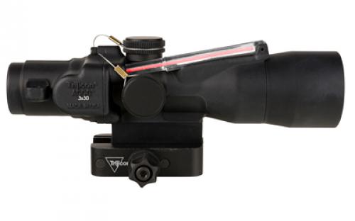 Trijicon ACOG, 3X30mm, Dual Illuminated Red Crosshair .300BLK/220 Grain, Includes Q-LOC Mount, Matte Finish, Black TA33-C-400383