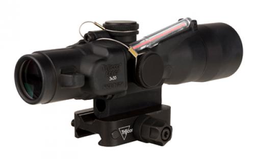 Trijicon ACOG, 3X30mm, Dual Illuminated Red Crosshair .300BLK/220 Grain, Includes Q-LOC Mount, Matte Finish, Black TA33-C-400383