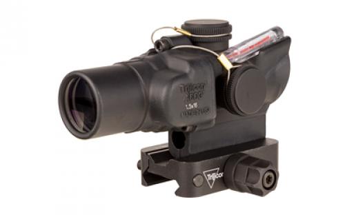 Trijicon ACOG, 1.5X16mm, Dual Illuminated Red Ring & 2 MOA Dot, Includes Q-LOC Mount, Matte Finish, Black TA44-C-400330